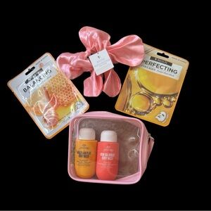 Sol de Janeiro Body Wash Duo Gift Set + Bag, Masks & Scrunchie